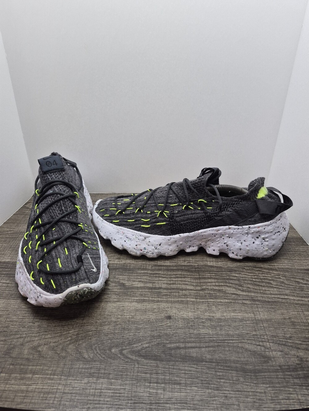 Nike Space Hippie 04 Shoes Gray Recycled Crater Sneakers Mens Size 12